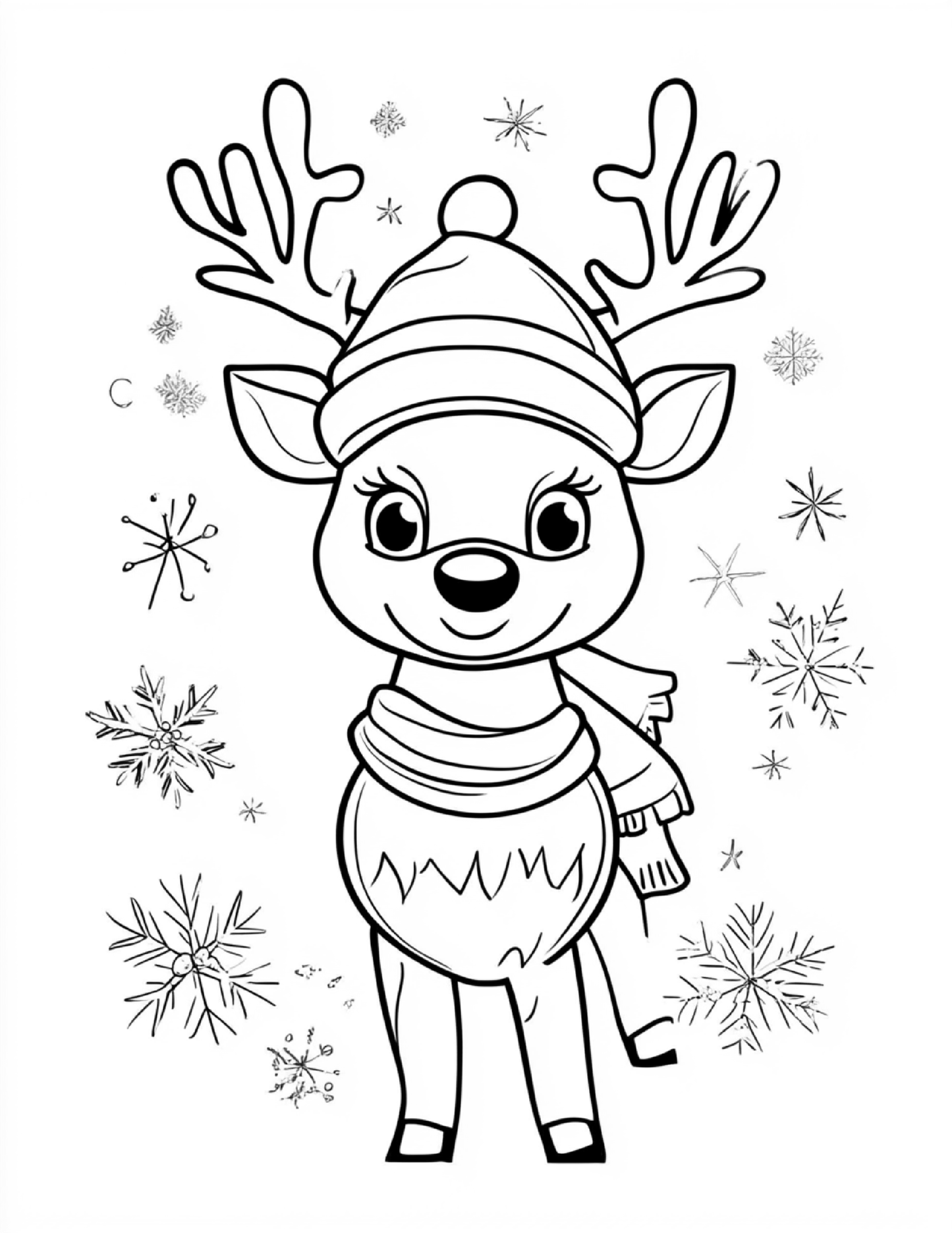300 Christmas Coloring Pages for Kids
