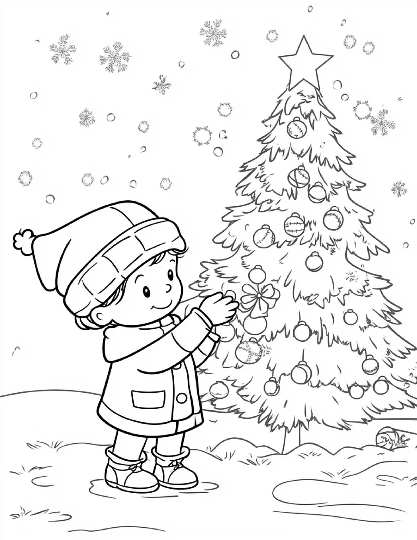 300 Christmas Coloring Pages for Kids