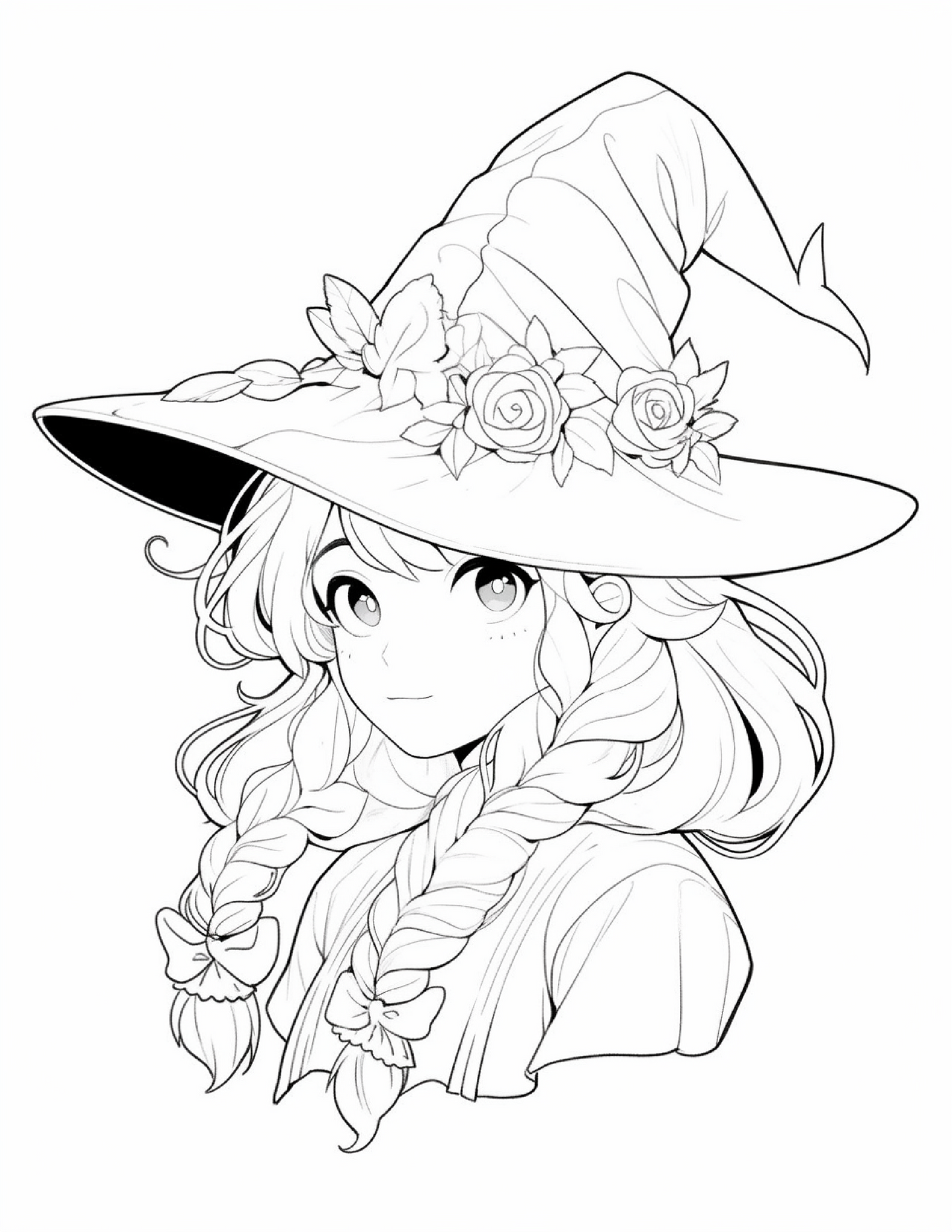 220 Halloween Witch Coloring Pages For Adults 1