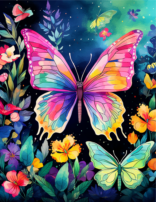 95 Butterfly Coloring Pages 1