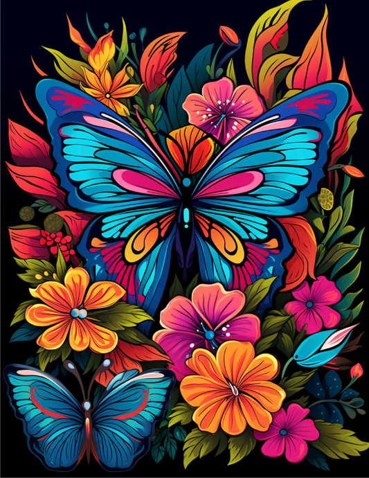 95 Butterfly Coloring Pages 2