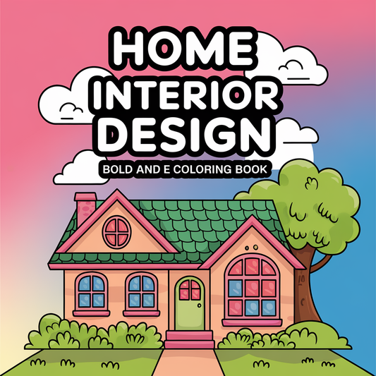Home Interior Design Coloring Pages