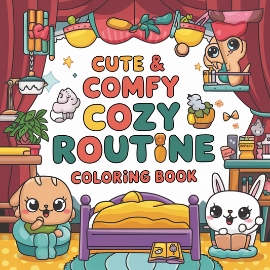 Cute Stuff Bold and Easy Coloring Pages