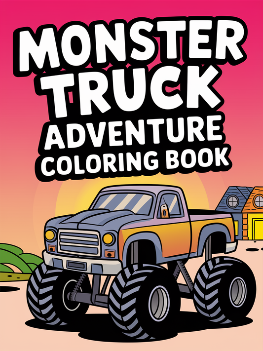 Monster Truck Adventure Coloring Pages