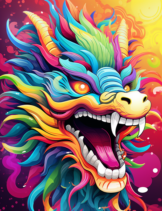 270 Chinese Dragon Coloring Pages For Adults 3