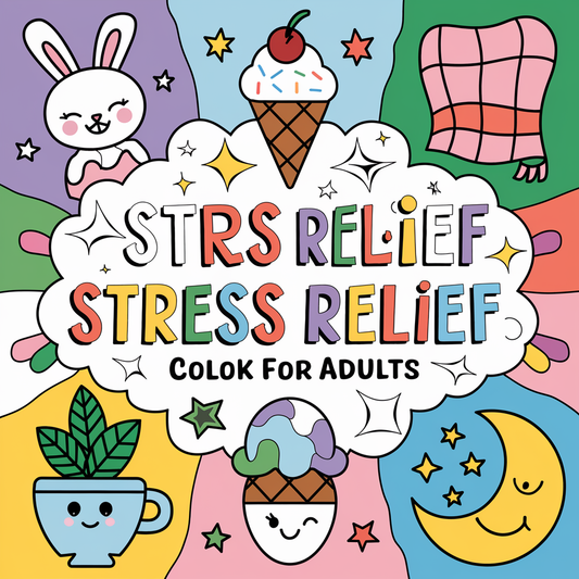Stress Relief Coloring Pages for Adults