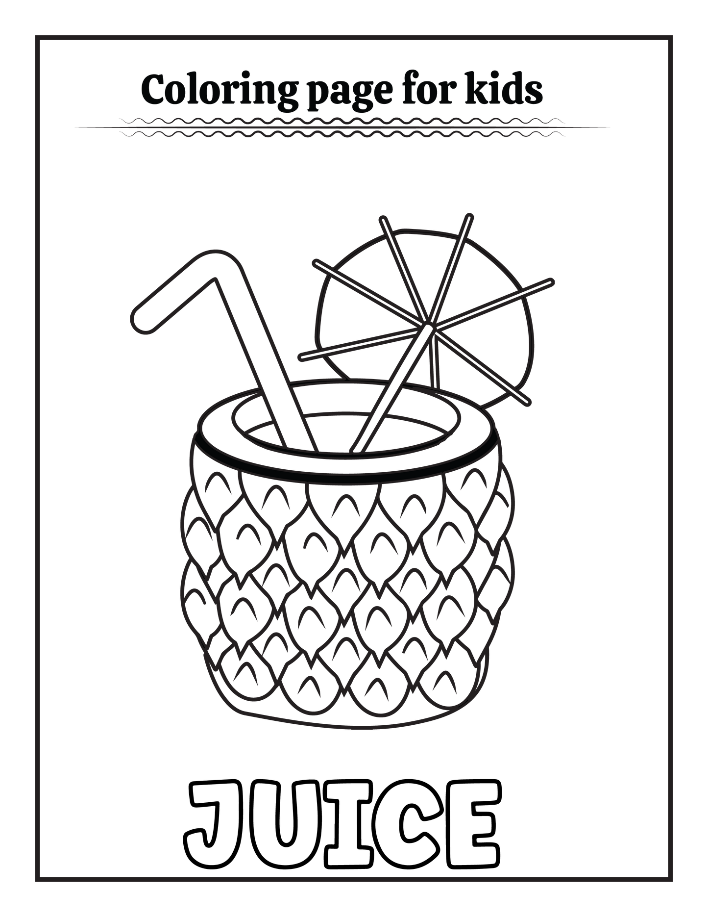 50 Summer Coloring pages for Kids