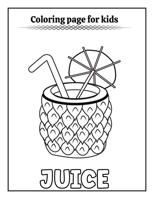 50 Summer Coloring pages for Kids
