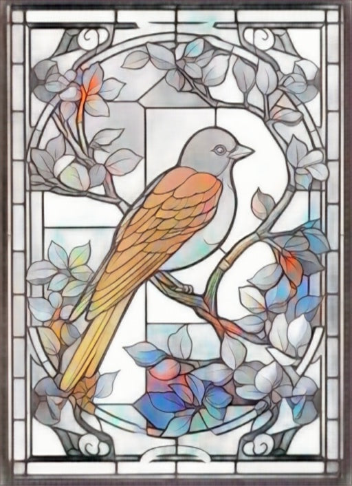 150 Stained Glass Coloring pages 2