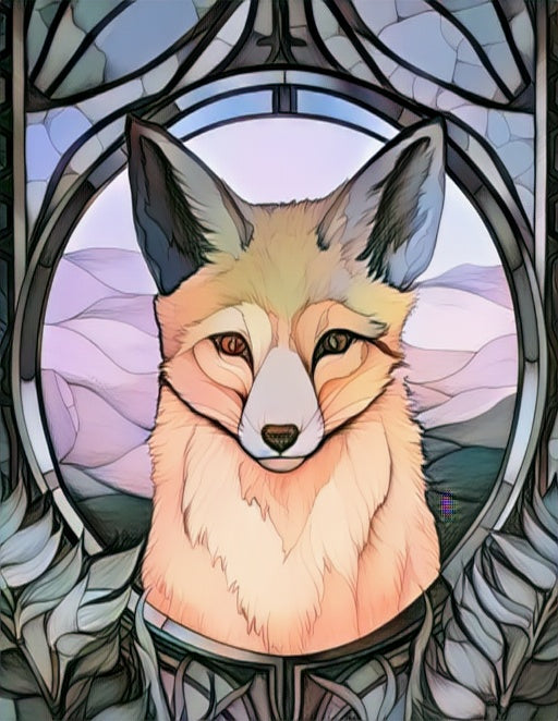 145 Animals Stained Glass Coloring
