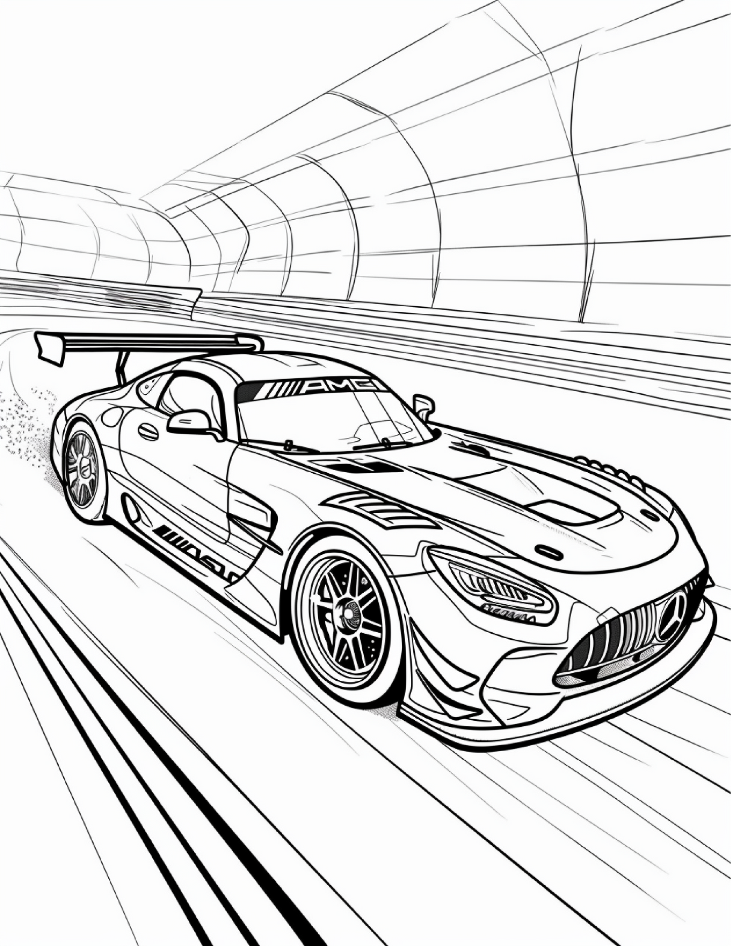 85 Sports Car Coloring Pages 2