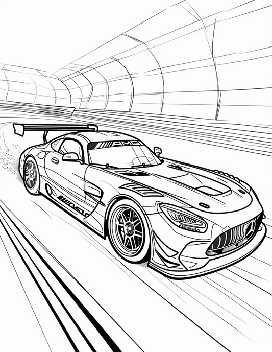 85 Sports Car Coloring Pages 2