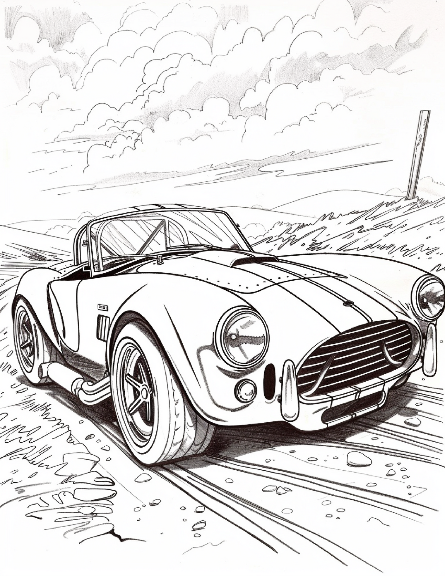 85 Sports Car Coloring Pages 2