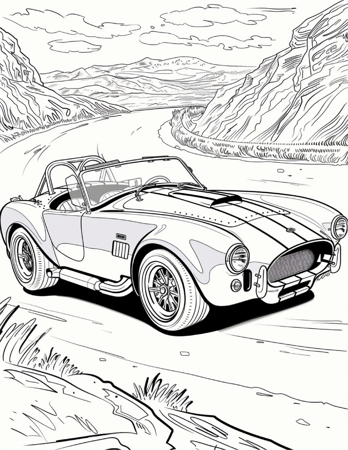 85 Sports Car Coloring Pages 2