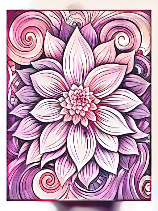 100 Flower Coloring Pages 1