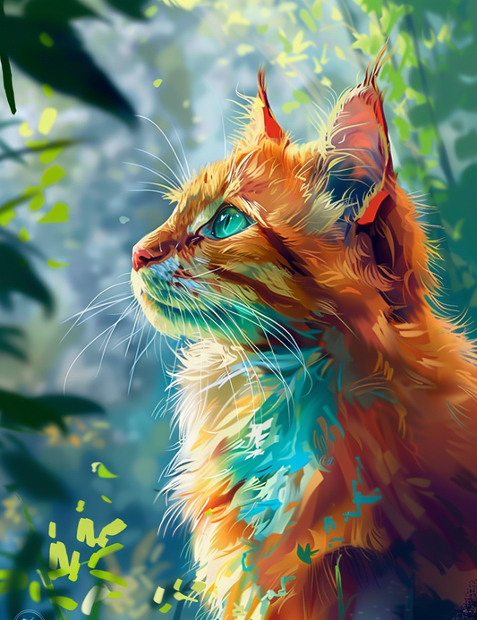 100 Realistic Cat Coloring Pages