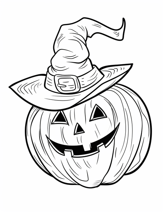 120 Halloween Pumpkin Coloring Pages