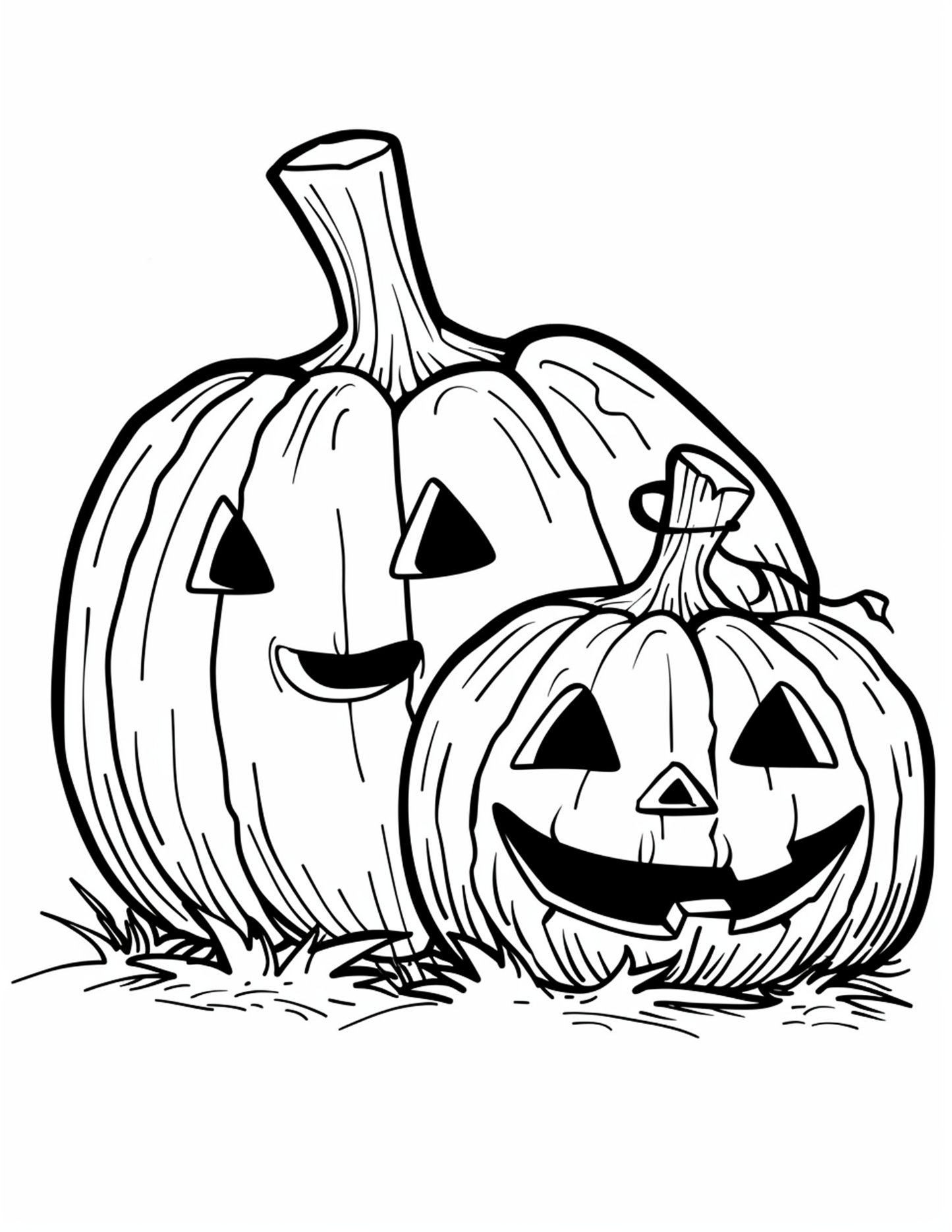 120 Halloween Pumpkin Coloring Pages