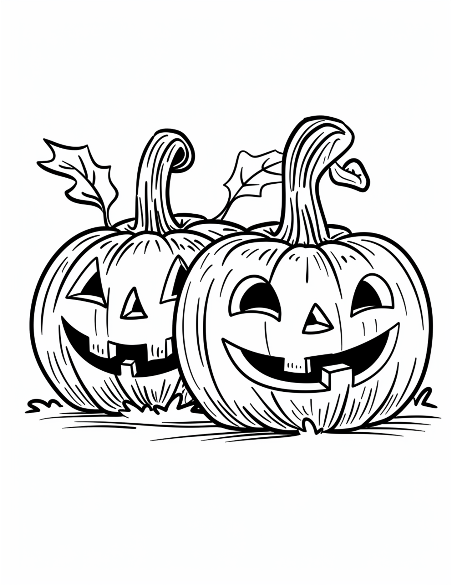 120 Halloween Pumpkin Coloring Pages