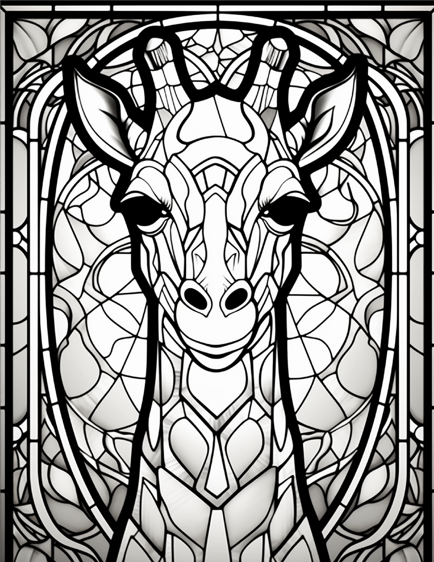 100-Animals Stained Glass Coloring 20-2