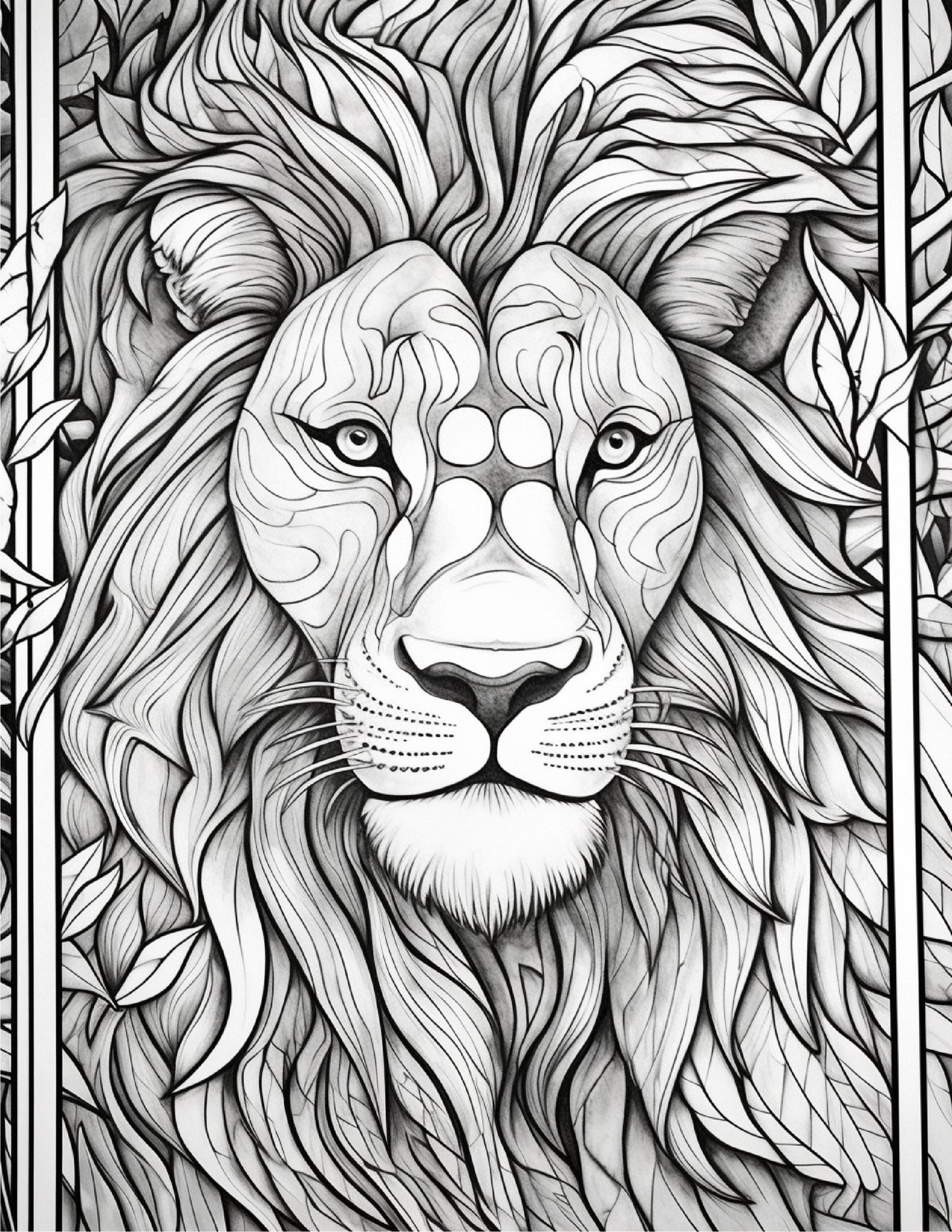 130 Stained Glass Animal Colouring Pages 1