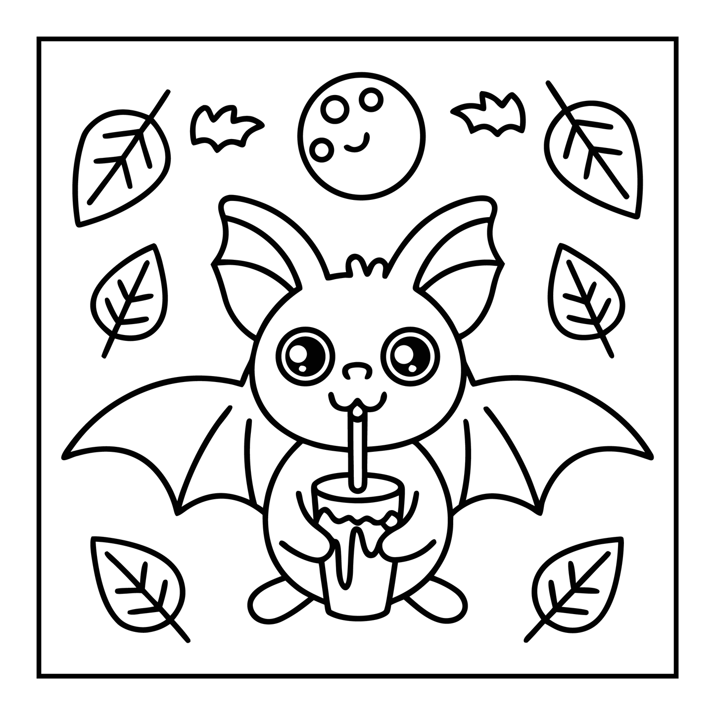 Bold and Easy Spooky Fun Coloring Pages