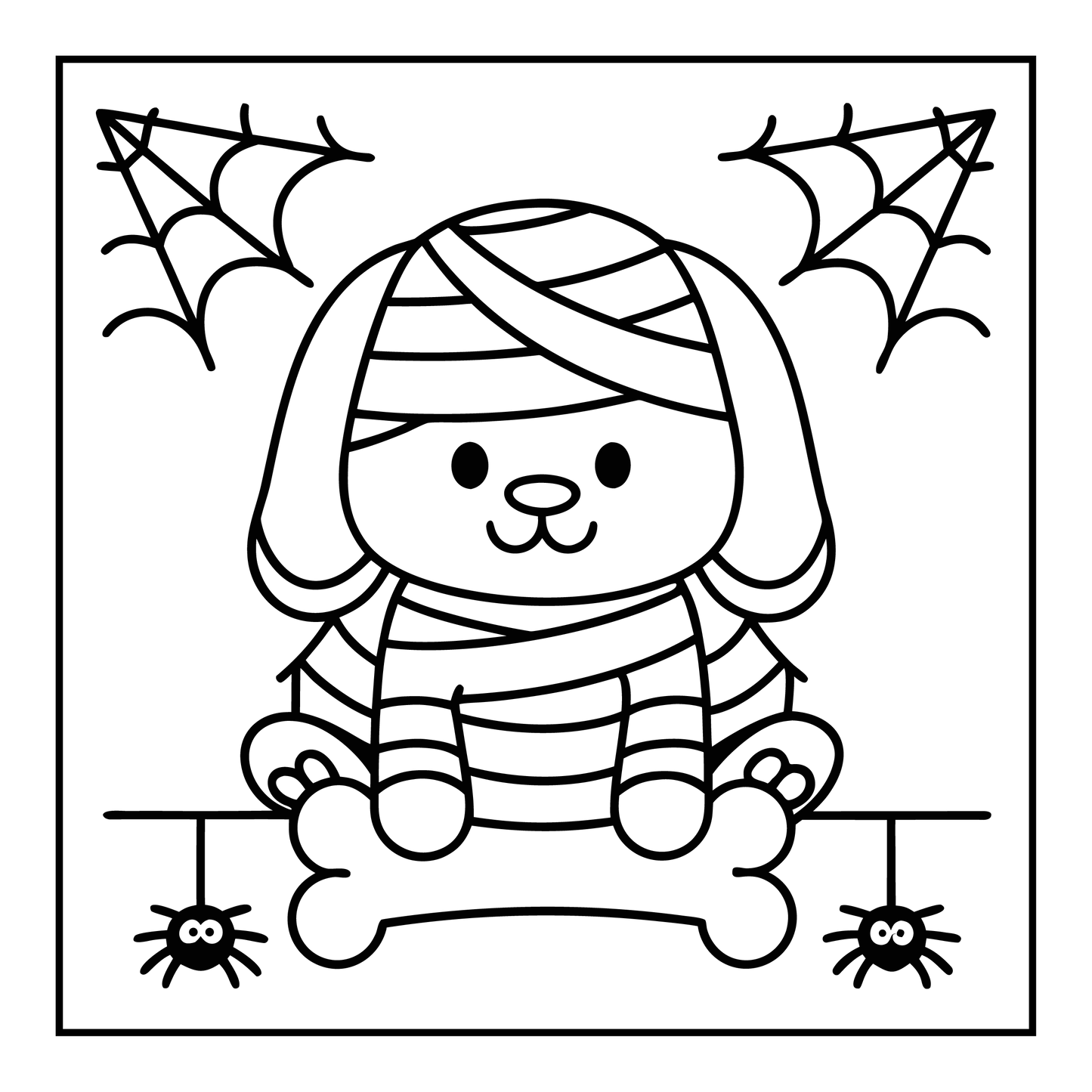 Bold and Easy Spooky Fun Coloring Pages