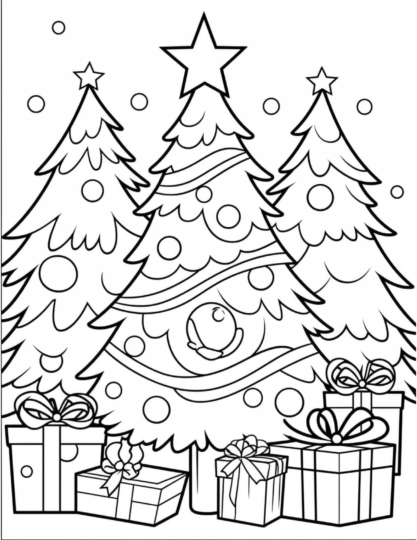 150 Christmas Coloring Pages For Kids 2