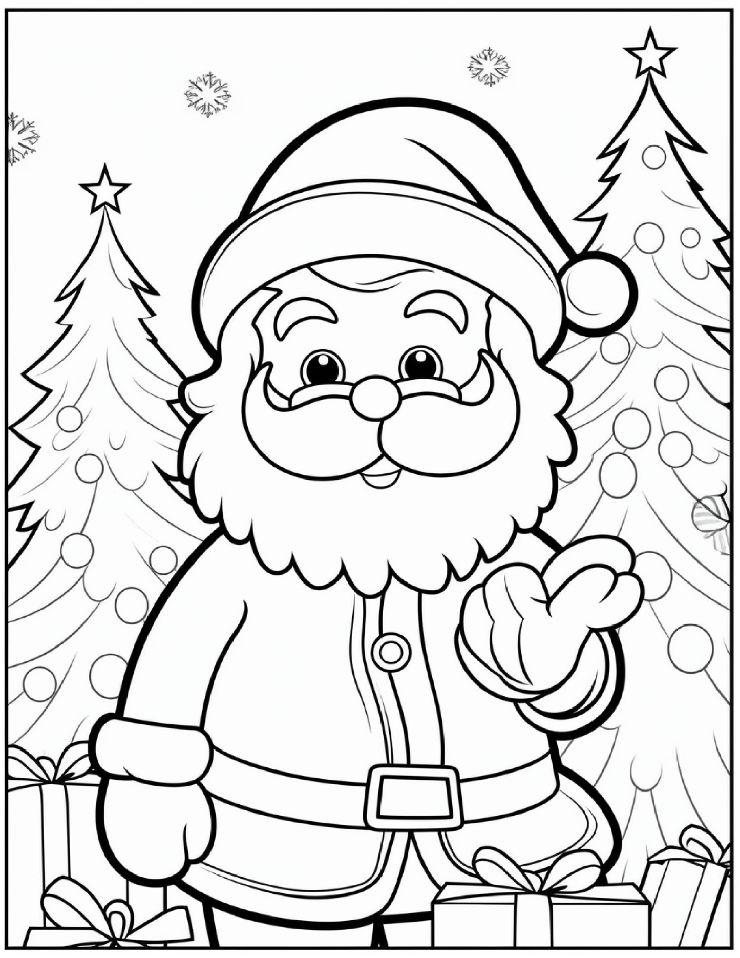 150 Christmas Coloring Pages For Kids 2