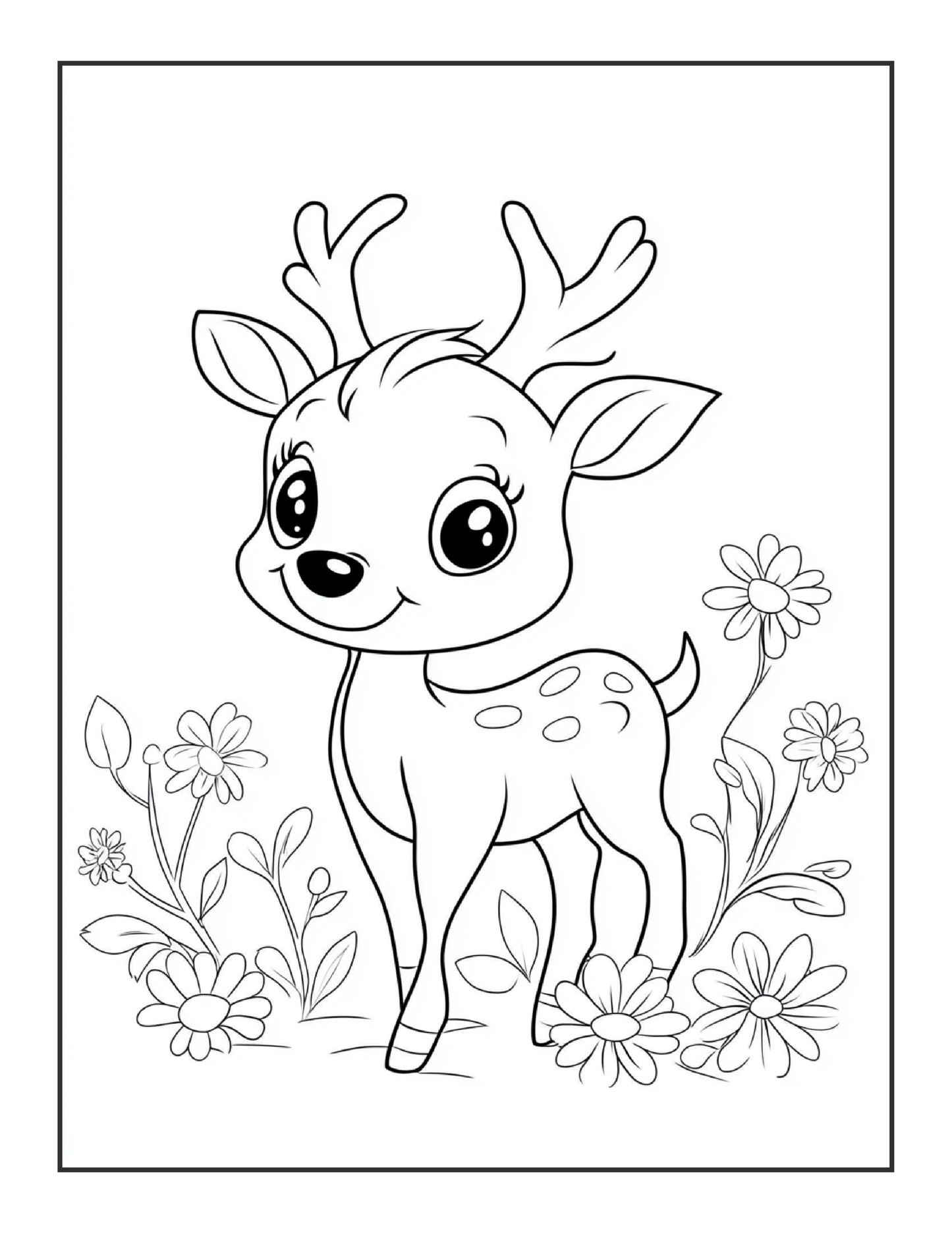 240 Animal and Flower Coloring Pages For Kids