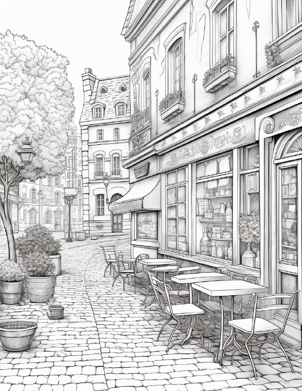 290 European City Coloring pages