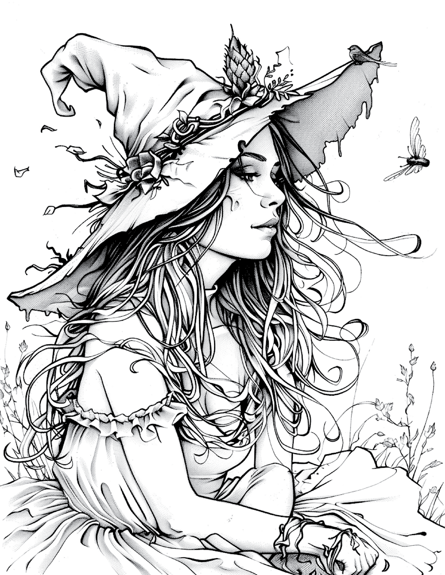 100 Witch Coloring Pages 2