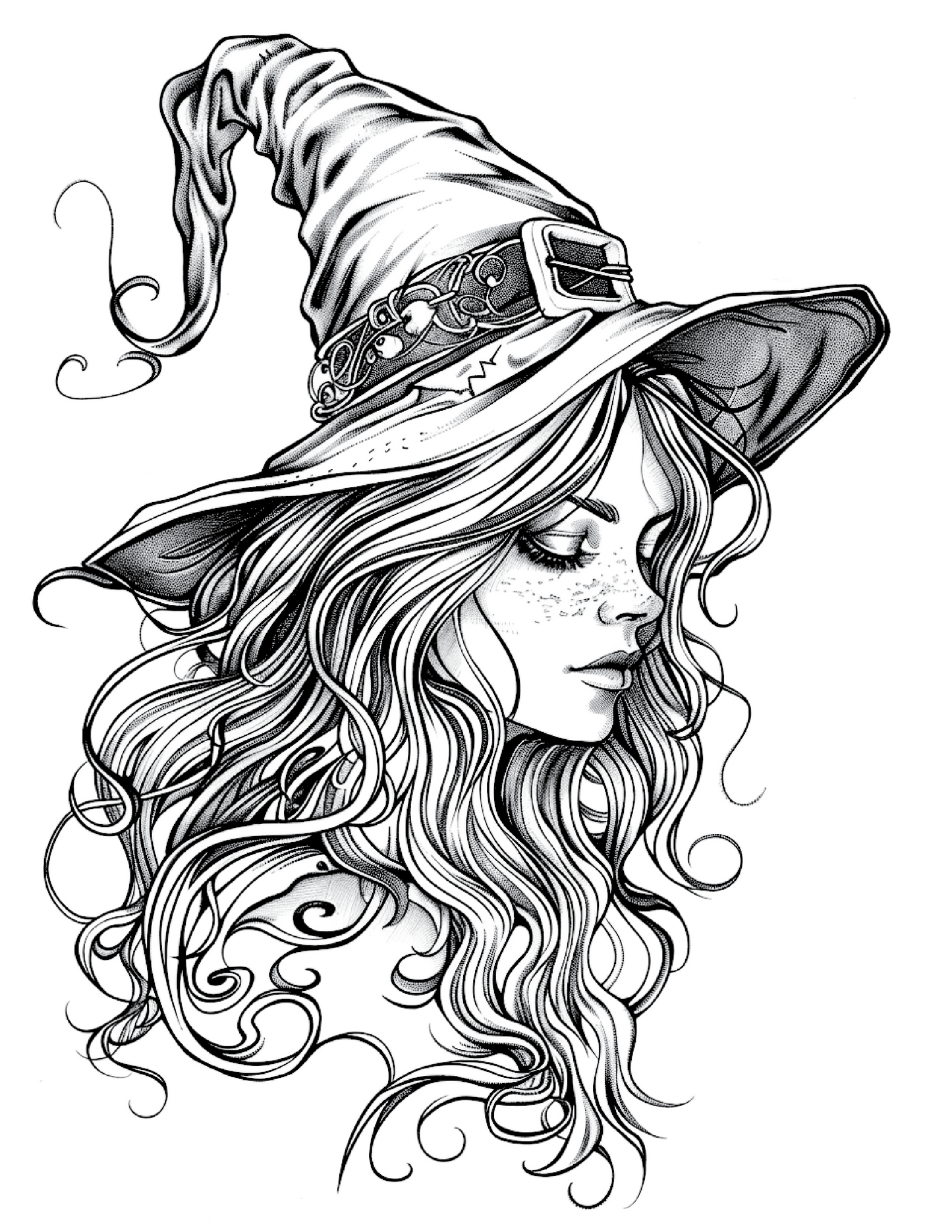 100 Witch Coloring Pages 2