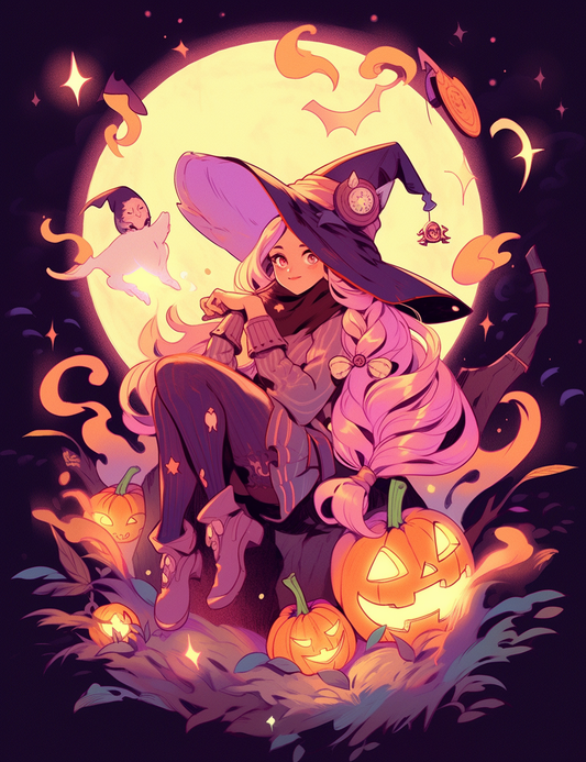 220 Halloween Witch Coloring Pages For Adults 1