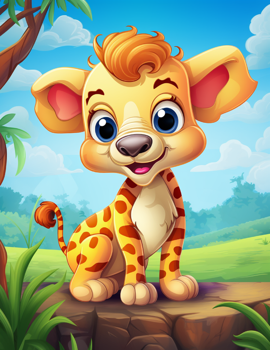 Cute Baby Animals Coloring Pages For Kids