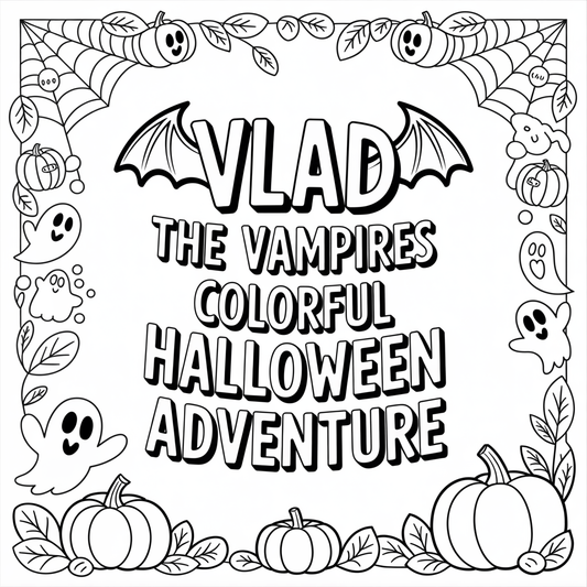 Vlad the Vampire's Colorful Halloween Adventure * - Kindle image