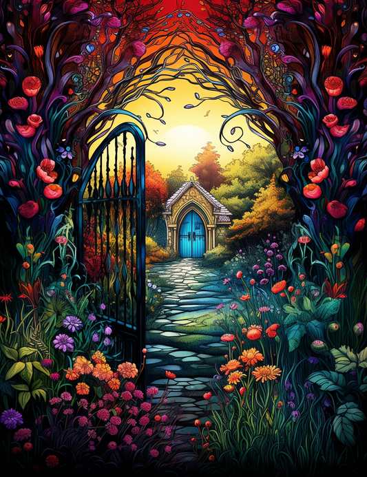 220 Secret Garden Coloring Pages