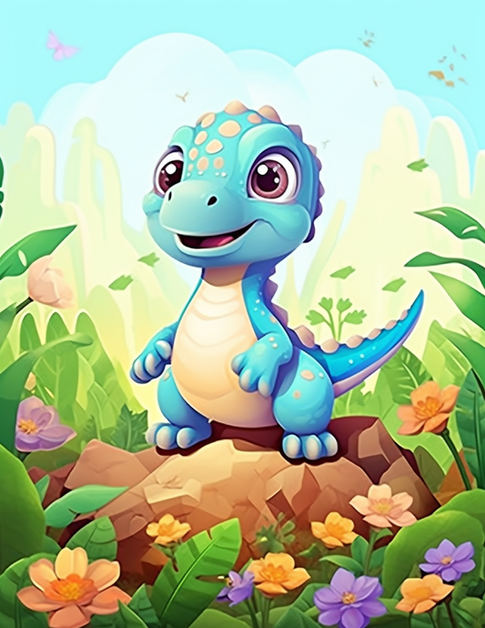 170+ Cute Dinosaur Coloring Pages For Kids 1