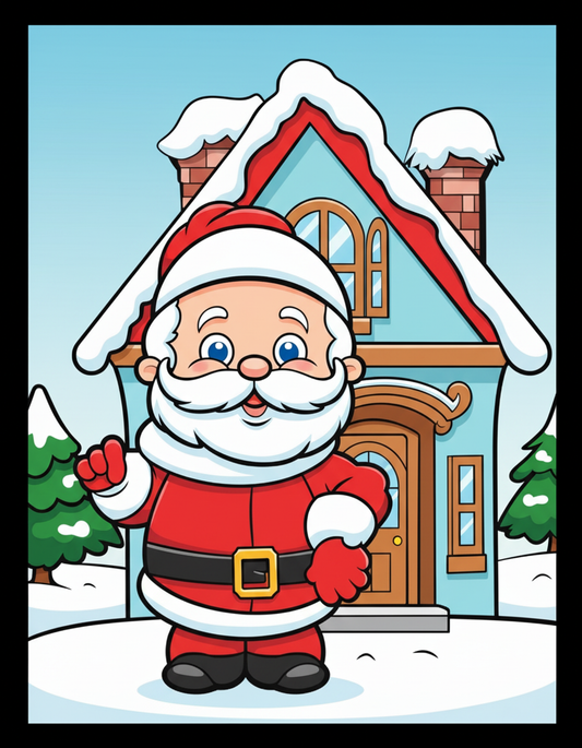 150 Christmas Coloring Pages For Kids 8