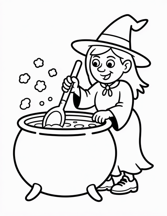 Jumbo Halloween Coloring Pages for Kids