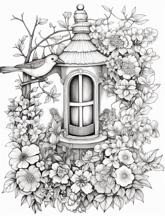 220 Secret Garden Coloring Pages