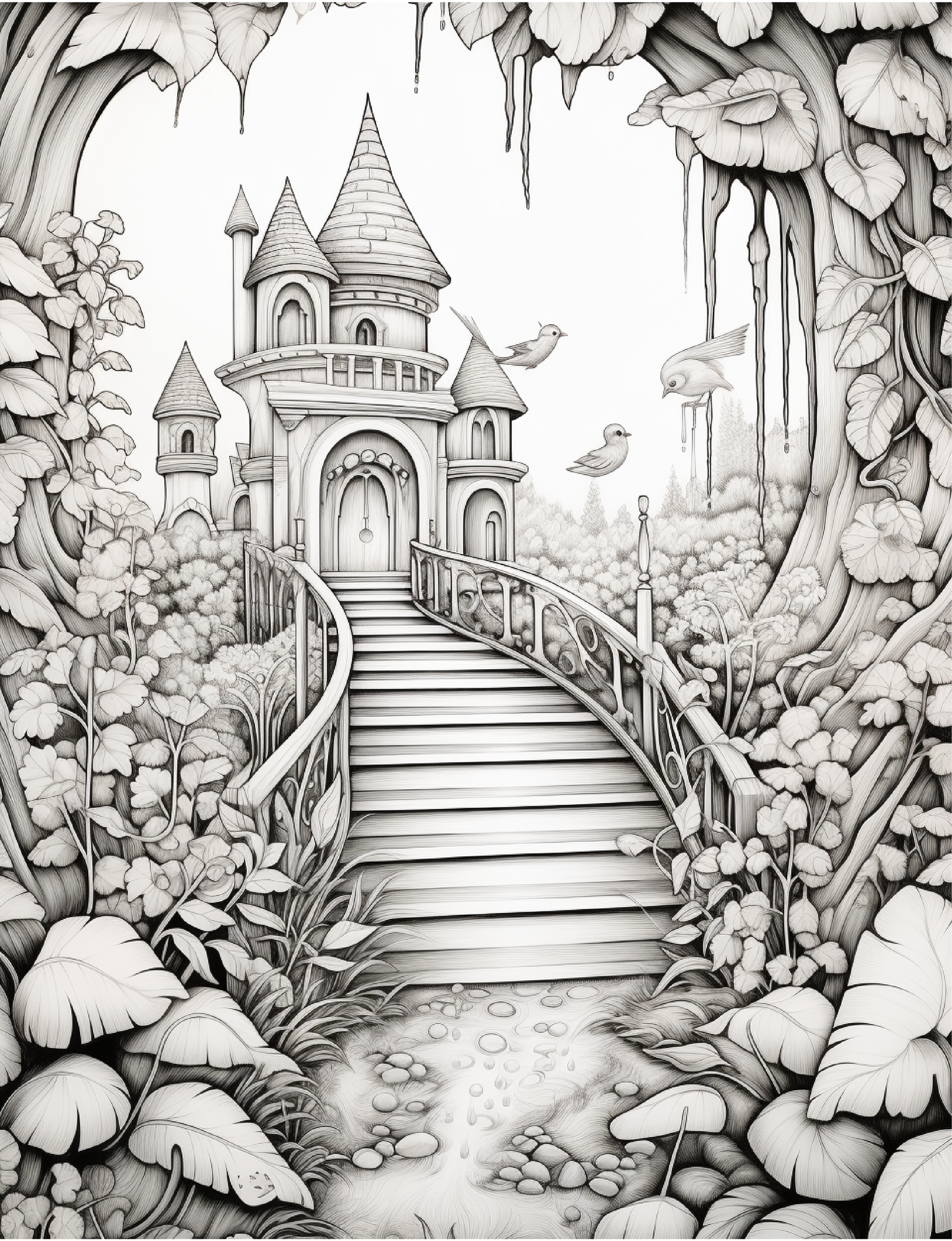 220 Secret Garden Coloring Pages