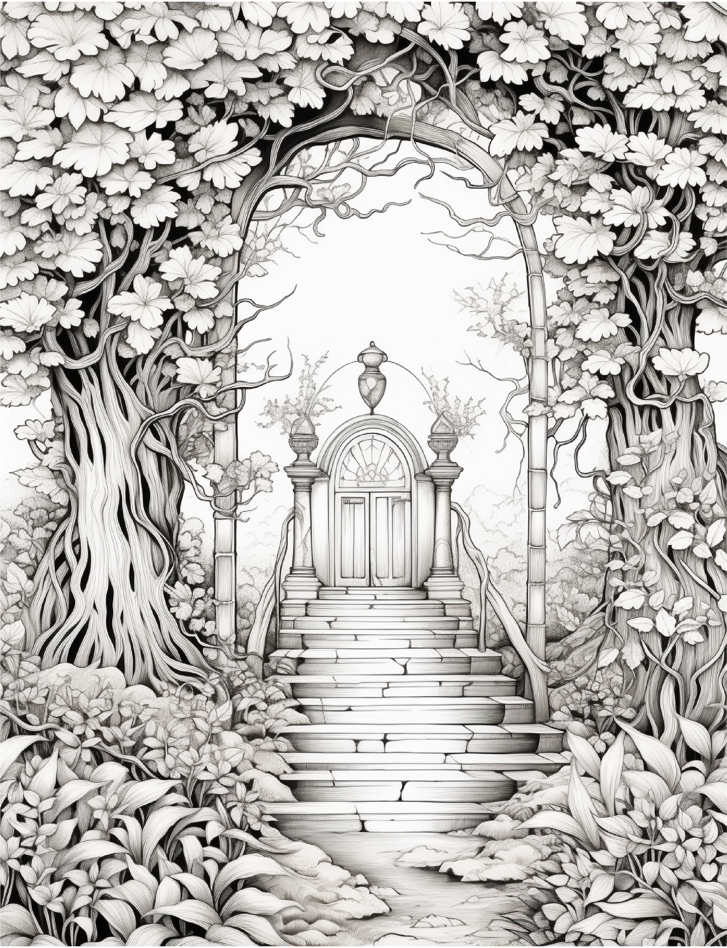 220 Secret Garden Coloring Pages