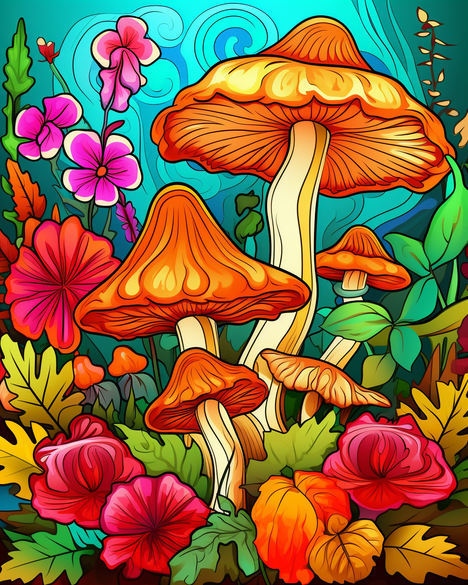 200 Butterfly Girl ColoringPages for Adults