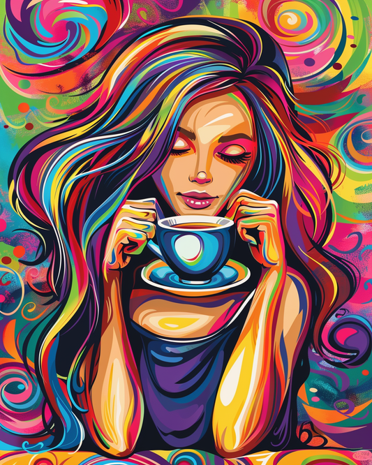 200 Coffee Girls Coloring Pages for Adults